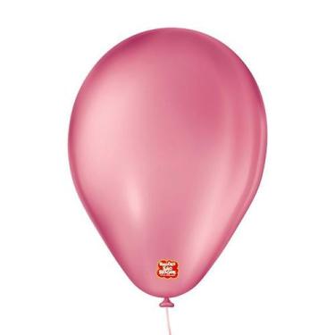 Imagem de Balão de Festa 6,5" Basic - Rosa Maravilha - 50 Unidades - Balões São 