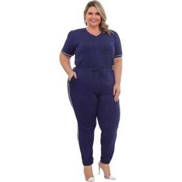 Imagem de Conjunto Feminino Blusa e Calça Plus Size Malha Moda Curvy - Curvy Plu