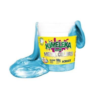Imagem de Slime Kimeleka Metal Colors 180g Art Kids, Azul