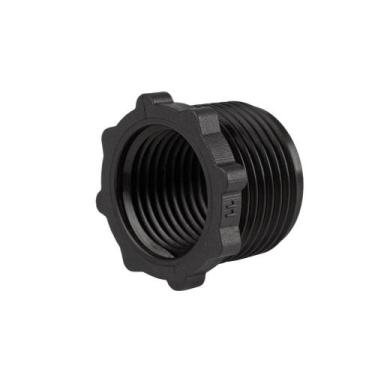 Imagem de Bucha Redução para Torneira Rebouças 3/4x1/2 Preto  Embalagem 100 Unid