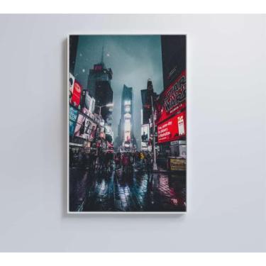 Imagem de Quadro Times Square - Decor&Quadros, 120x80 cm, Vidro Impresso