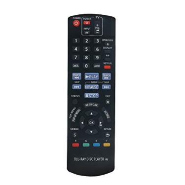 Imagem de Controle remoto substituído N2QAYB000575 compatível com Panasonic Full HD 3D Blu-ray Player DMP-BD75 DMP-BD755 DMP-MST60 DMP-MS10 DMP-BDT210 DMP-BDT110 DMP-BDT215 DMP-BDT310 DMP-BD75P N2QAYB00 00574