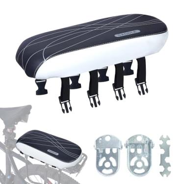 Imagem de Almofada tripulada para bicicleta, assento traseiro, assento de bicicleta infantil, prateleira traseira, almofada de assento de bicicleta, selim traseiro, assento traseiro para crianças