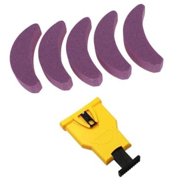 Imagem de Generic Afiador de dentes de motosserra com pedras, apontador universal de lâmina de serra de corrente, ferramenta para carpintaria, gramado, Caixa Kraft