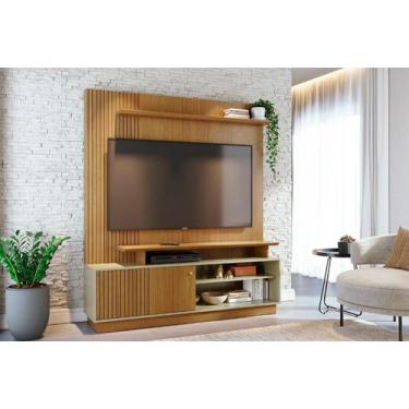Imagem de Home Theater Ares para TV de até 75 polegadas - Cumaru Opala - Madetec