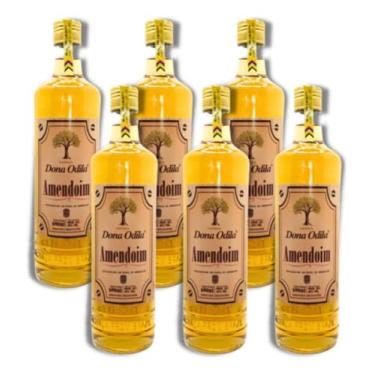 Imagem de Kit 6 Cachaças Dona Odila Envelhecidas Barril Amendoim 690ml
