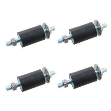 Imagem de TAODAN 4 peças amortecedor de borracha 20 x 30 mm parafuso de almofada amortecedor motor cilíndrico coluna de amortecedor para mini bomba de calor dividida suporte de montagem na parede, compressor de