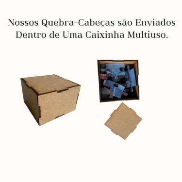 Imagem de Quebra-Cabeça Jogo Infantil Neymar 36 Peças MDF 18x26 - Brothers Minei