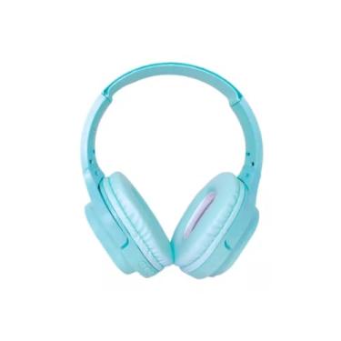 Imagem de Fone De Ouvido Bluetooth 5.3 Headphone Sem Fio Fone Corrida Academia Com Cancelamento de Ruído On-ear Leve Dobrável (Azul Celeste)