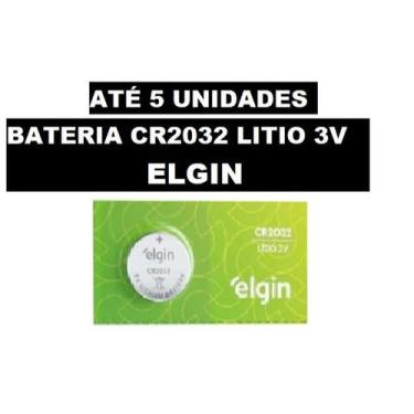 Imagem de Bateria CR2032 de Lítio 3v ELGIN - Para Controle, Alarme, Relogios - N