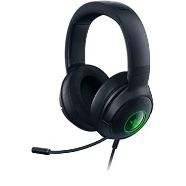 Imagem de Razer Kraken V3 X USB – Fone de ouvido USB com fio para jogos (ultraleve em 285 g, drivers Triforce 40 mm, microfone cardioide HyperClear, som surround 7.1, Chroma RGB) preto