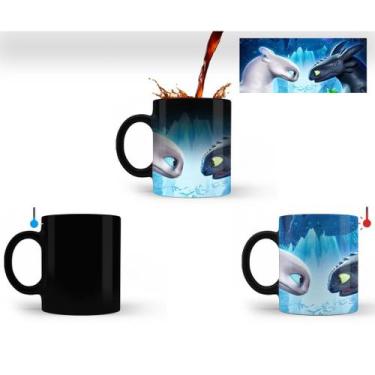 Imagem de Caneca Mágica Como Treinar Seu Dragão COM SEU NOME de Porcelana - Vári