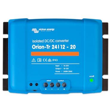 Imagem de Victron Energy Conversor Orion-Tr DC para DC - 24/12-Volt 20 amp 240-Watt - IP43 protegido - para sistemas de bateria dupla - isolado