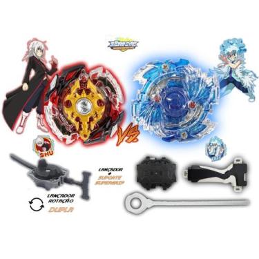 Imagem de God Spriggan e Cristal Luinor 2 Beyblade Burst 2 Lançador Kit Beyblad 