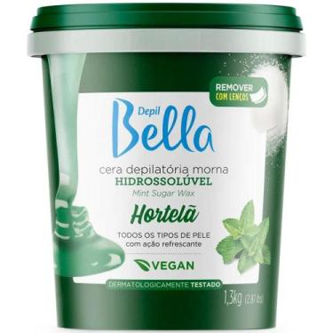 Imagem de Depil Bella Cera Depilatória Hidrossolúvel Ação Refrescante Vegano 1,3