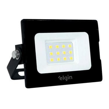 Imagem de Refletor LED ELGIN 10W 6500K Preto.
