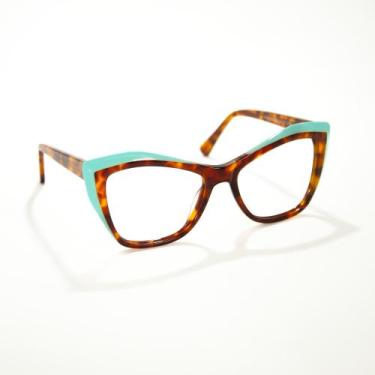 Imagem de Armação para Óculos de Grau Feminino Cat Eye / Gatinho - Rh luxo - RhL