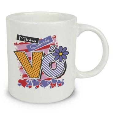Imagem de Caneca Dedicatória Sortida 320mL - Cerâmica Regina, Vô, Vó
