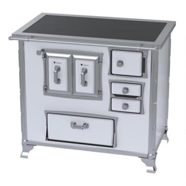 Imagem de Fogão a Lenha GII N 2 Gab Sec Xviii Premium Branco Saida Esquerda