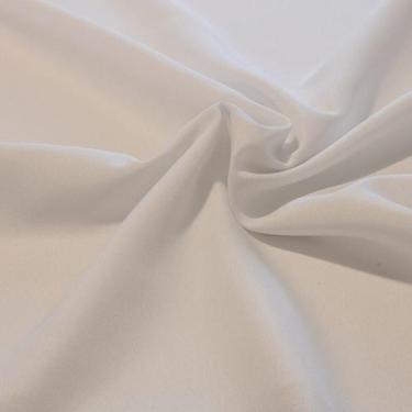 Imagem de 1,50 Metros Tecido Para Toalhas de Mesa Oxford Branco Liso - tecidosmo