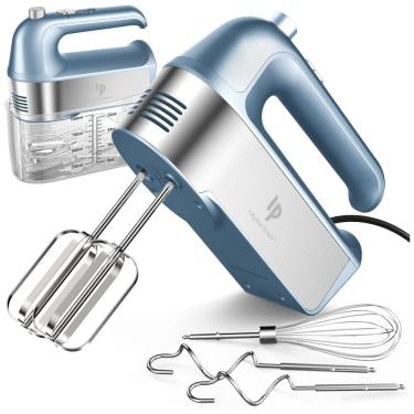 Imagem de Batedeira de Mão Elétrica com Botão de Ejeção e 5 Velocidades, 110V 450W, LILPARTNER, Azul