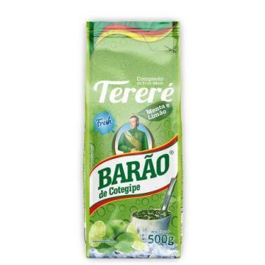 Imagem de Erva Mate Tereré Sabor Menta e Limão - 500g - Barão de Cotegipe