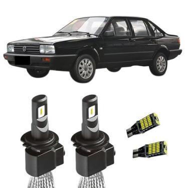 Imagem de Lampada Super LED H4 6000K Com Pingo T10 Santana 1994/1996 - Ray-X