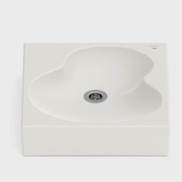 Imagem de Kit 3 Cubas de Apoio 41x41cm Ruy Ohtake Roca Bege