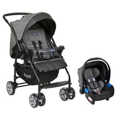 Imagem de Travel System Rio K Mesclado Preto (0 a 15 kg) - Burigotto