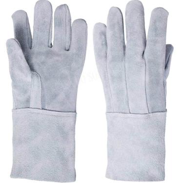 Imagem de Luva Raspa Couro 15cm Com Reforço c. A