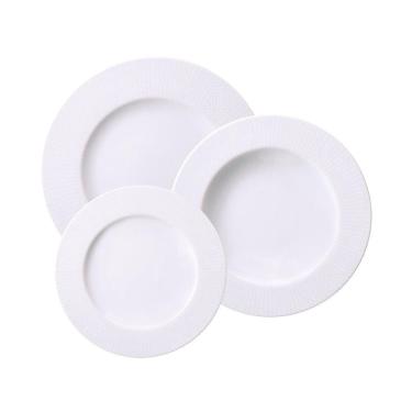 Imagem de Jogo De Pratos Tramontina Mesh Em Porcelana Decorada 12 Peças Tramontina