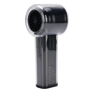 Imagem de Ventilador de Resfriamento Portátil, Ventilador de Bolso Poderoso de Alta Velocidade 100 Velocidades, Fãs Pessoais Recarregáveis ​​USB Exibição Digital, Ventilador de Pescoço Com