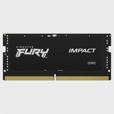 Imagem de Memória de 16GB sodimm DDR5 4800Mhz fury Impact Black 1,1V 1Rx8 262 pinos para notebook/gamers KF548S38IB-16