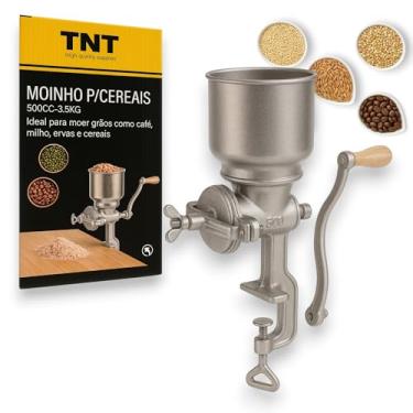 Imagem de TNT Moedor Moinho Ferro Fundido Para Café Milho Ervas e Cereais Manual