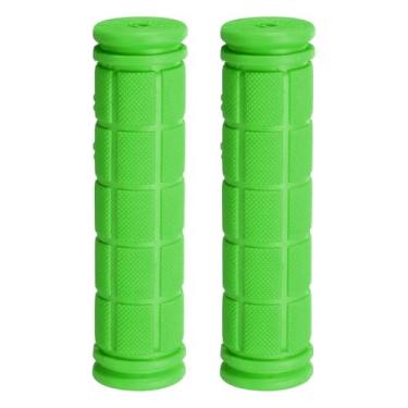 Imagem de HARFINGTON Punhos de guidão de bicicleta antiderrapante de borracha cogumelo para guidão de 7/20.3 cm para mountain road dobrável MTB BMX scooter cruiser triciclo cadeira de rodas, verde