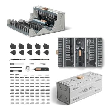 Imagem de FINYQBET Conjunto de Chaves de Fenda Magnéticas de Precisão 180 em 1 - kit Chaves para Reparos de Eletrônicos e Eletrodomésticos - Ideal para Profissionais e Entusiastas de DIY