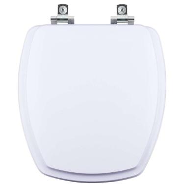 Imagem de Assento Sanitário Soft Close Perola Branco Para Vaso Pettra
