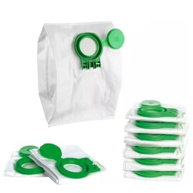 Imagem de Pacote com 8 sacos de aspirador de pó 8120ER para Sebo Airbelt D1, D4&D Series Premium Canister sacos de pó com filtro de pó