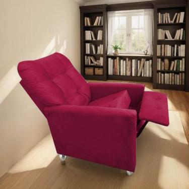 Imagem de Poltrona Reclinável Sabrina Conforto e Estilo para Todos os Ambientes 