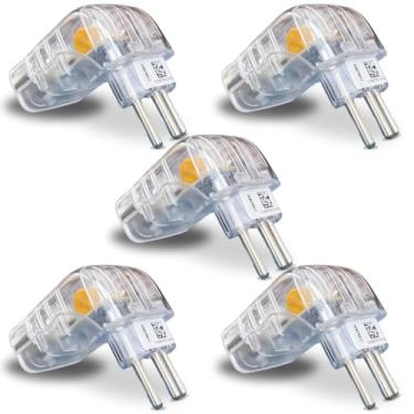 Imagem de Kit 5 Protetor Contra Raios Surtos Queda de Energia Dps Clamper Fit Geladeira Freezer Eletrodomesticos 3 Pinos 10A