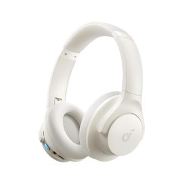 Imagem de soundcore Q11i da Anker Fone De Ouvido Bluetooth 5.3, Fone Gamer, Headphone Bluetooth Over-Ear, Graves Profundos, 60H Autonomia, Hi-Res Áudio, Almofadas Removíveis, Conexão Multiponto, Branco
