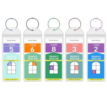 Imagem de YENGON Pacote com 10 etiquetas de bagagem de cruzeiro para navios e celebridades da Royal Caribbean, etiquetas transparentes essenciais de viagem de cruzeiros para 2023-2024 (10)