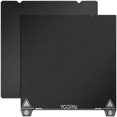 Imagem de YOOPAI Folha PEI dupla face e kit de placa magnética flexível, 235 x 235 mm plataforma de cama de impressora 3D para Creality K1/Ender 5 S1/Ender 3/Ender 3 Pro/Ender 3 V2/Ender 3 S1 Pro/Ender 3 Neo,