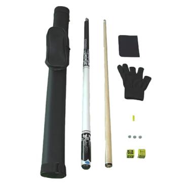 Imagem de CQBXRD Taco de Sinuca Profissional - Taco de Bilhar 1/2 Estrutura de Bordo Canadense 147cm (58in) com Cabeças Fixas 10mm/11.5mm/13mm (A Tacos de bilhar e acessórios+ barril de tacos, 10mm)