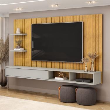 Imagem de Painel para TV até 60 Polegadas 1 Porta Friz Cedro Bali DJ Móveis