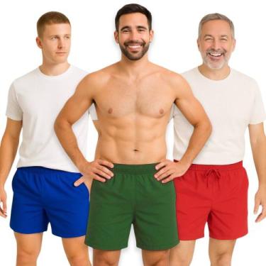 Imagem de Kit 3 Shorts Bermudas Academia Treino Corrida Masculina TRAINING 182 -