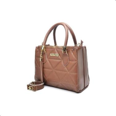 Imagem de Bolsa Casual Elegante Media Shopbag Dubai Transversal, Caramelo