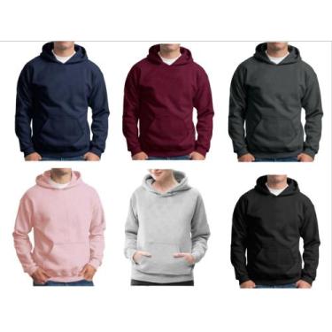 Imagem de Moletom Canguru Peluciado Tecido Grosso Pesado Alta Qualidade - LP Mal