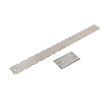 Imagem de Guitarra Medição Régua Kit, Pescoço Entalhado Borda Reta Régua String Ação Altura Gauge Ferramentas Set
