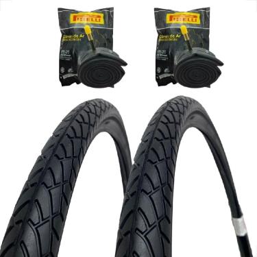 Imagem de Par Pneu Bicicleta Shiver Tipo Praieiro Rider Aro 26 X 1.95 Balão + Par Camara de ar aro 26 Pirelli